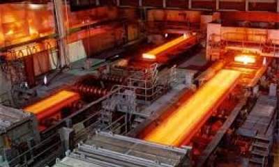 رشد تولید فولاد ایران به ۶ درصد رسید