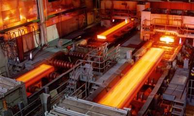 تولید فولاد ایران ۶ درصد رشد کرد