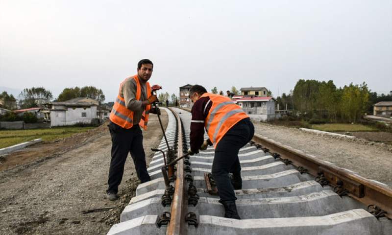 راه‌آهن تهران-قزوین امسال۲خطه می‌شود