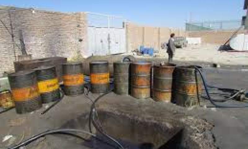 متلاشی شدن دو انبار دپوی زیرزمینی سوخت قاچاق در زاهدان