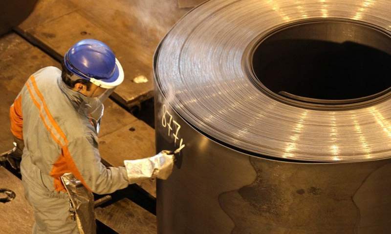 صادرات ماهیانه فولاد به یک میلیون تن رسید