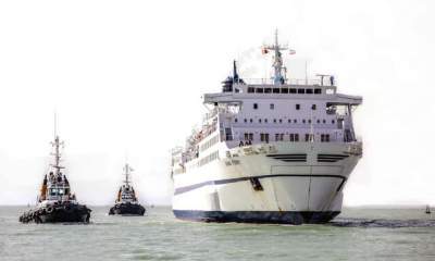 کشتی مسافری باری بوشهر- قطر، آماده حرکت