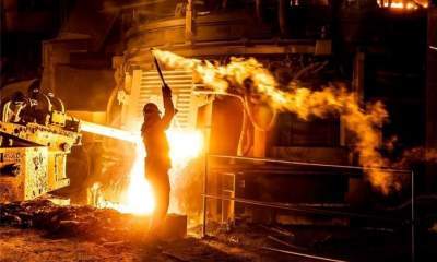 کاهش تولید محصولات فولادی با صادرات مواد اولیه
