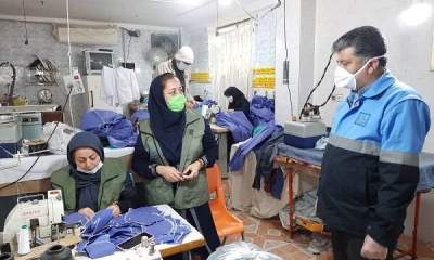 ۱۳۰ کارگاه تولید ماسک در محلات نکا راه اندازی شده است