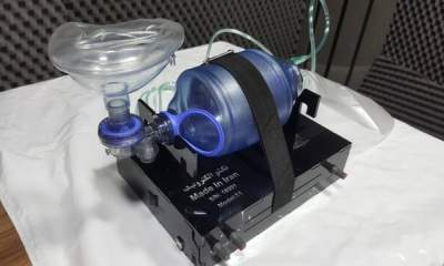 ساخت دستگاه تنفس مصنوعی ونتیلاتور توسط فناوران پارک علم و فناوری مازندران