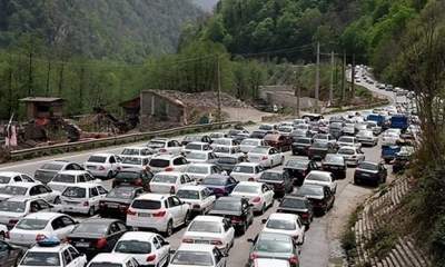 ترافیک نیمه سنگین در محور هراز و آزادراه ساوه-تهران