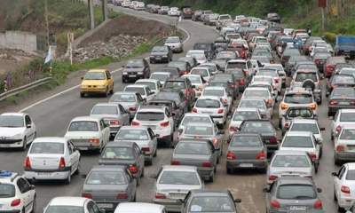 ترافیک در آزادراه‌های ساوه-تهران و قزوین-تهران