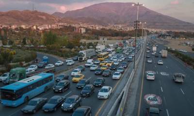 ثبت 220 هزار تردد بین تهران و کرج/ترافیک سنگین بین تهران و قزوین
