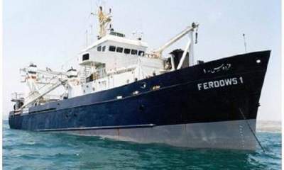 کشتی تحقیقاتی فردوس در سواحل خوزستان