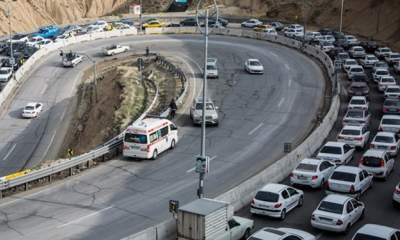 ترافیک سنگین در محور کندوان و آزادراه تهران-شمال/ تردد خودرو در جاده ها امروز هم بیشتر شد