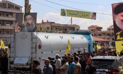 سومین نفتکش حامل سوخت ایران به مقصد لبنان در سوریه پهلو گرفت