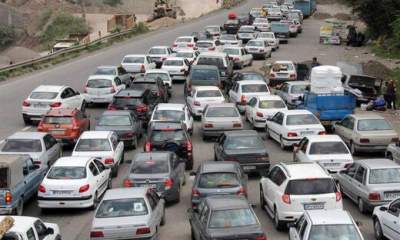 آخرین وضعیت ترافیکی راه‌های کشور/ترافیک سنگین در هراز و چالوس