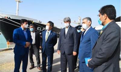 سفیر ژاپن از بندر امام (ره) بازدید کرد