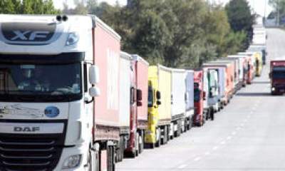 ۲۵ کامیون ایرانی در مرز اوکراین-روسیه گرفتار شدند