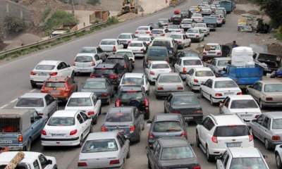 ترافیک ‌سنگین در همه محورهای تهران-شمال/ کندوان یک‌طرفه شد