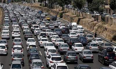 ترافیک سنگین در آزادراه قزوین – کرج و بالعکس