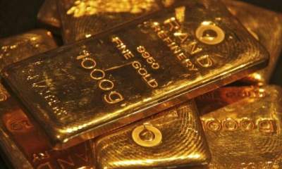طلای جهانی در مسیر کاهش اندکی بالا رفت