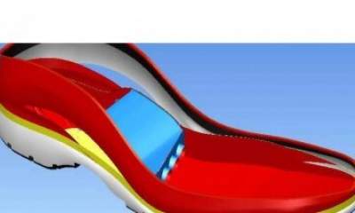 طراحی کفش ورزشی با مکانیزم هیدرولیکی