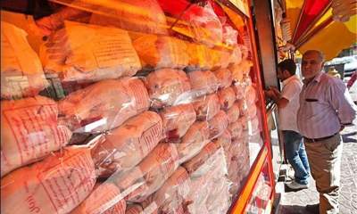 قیمت هر کیلوگرم مرغ در بازار به ۵۴ تا ۶۴ هزار تومان رسید